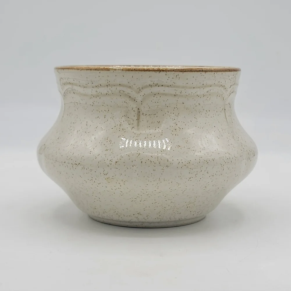 Ironstone Japan Creamer + Hearthside Baroque Sugar Bowl Speckled 70s Tableware